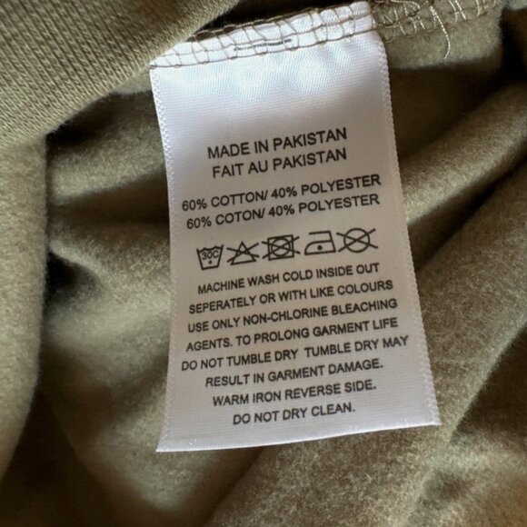 ZANEROBE Green Hoodie Men's M Forest Sweater Pullover - Picture 4 of 4